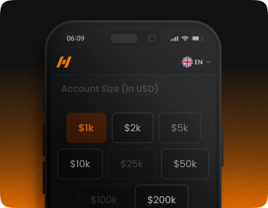 Seleziona la dimensione del tuo account